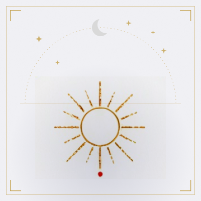 深夜の太陽