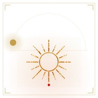 夜明けの太陽