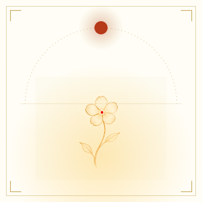 真昼の花