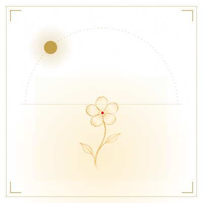 朝の花