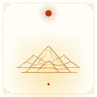 真昼の山